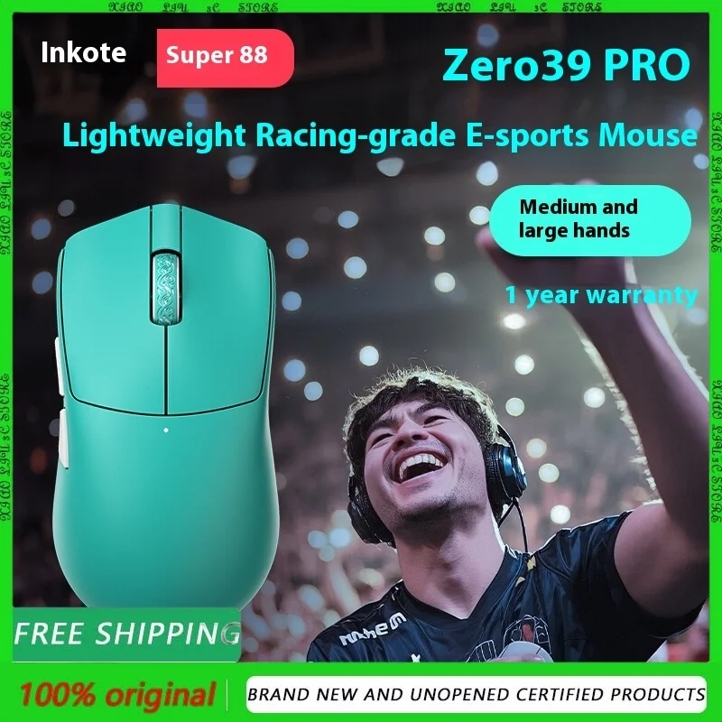 

Incott 039/039Pro Tri Mod Wireless Mouse - Ergonomic Lightweight Design Long Battery Life Office Gaming Customizable PC Gifts