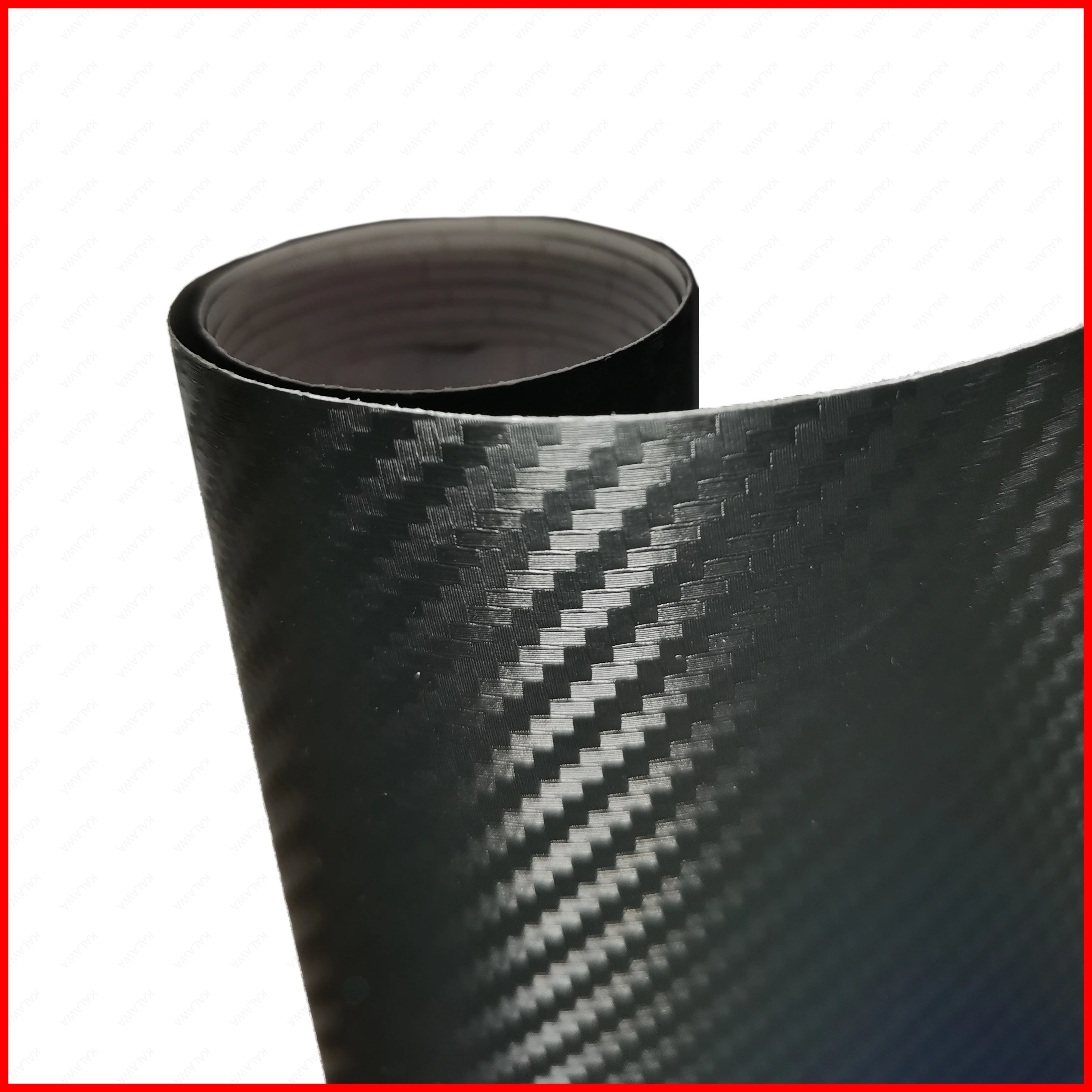 Multiple Size 3D Carbon Fiber Vinyl Wrap Furniture Film Car Sticker Motorcycle Decal Automobile Styling Black White Silver Tube