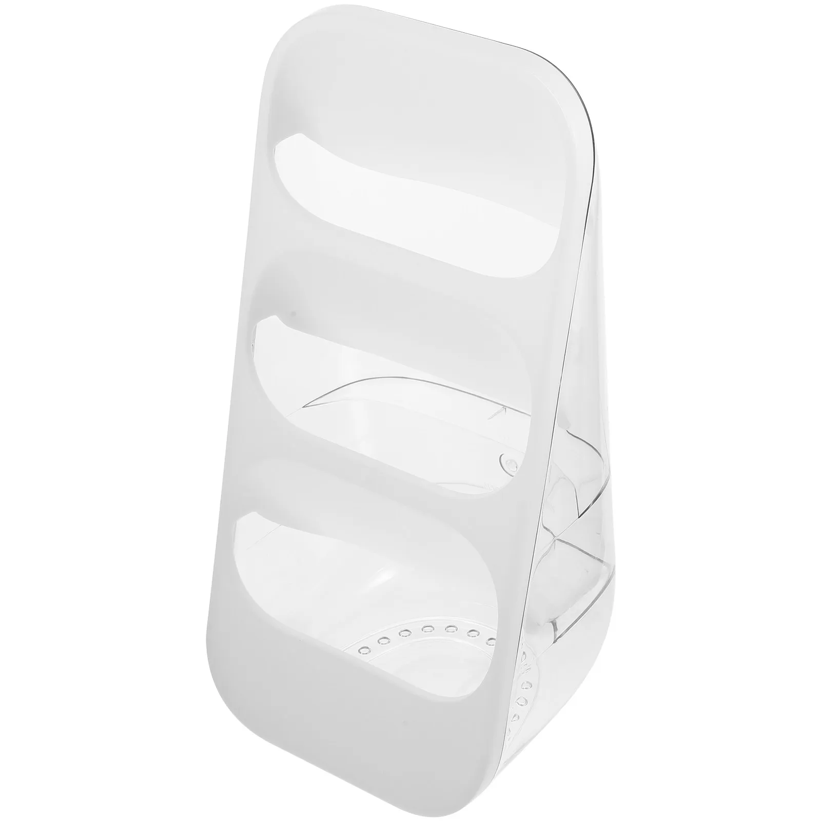 

Трехуровневая подставка для палочек для еды, сушилка для кухонных принадлежностей, контейнер для хранения, большой емкости, из полипропилена, органайзер для столовых приборов, дренажная подставка