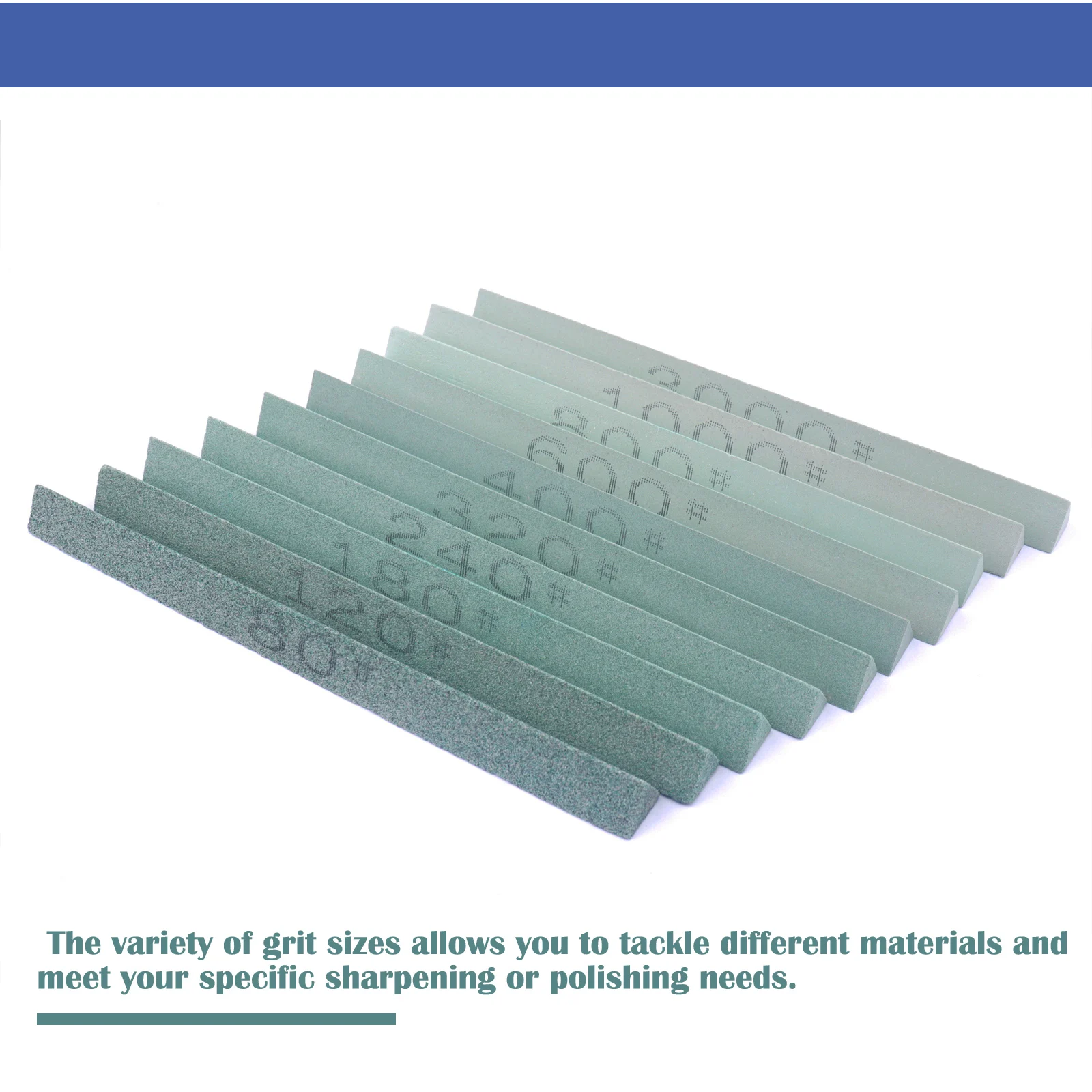 

1pc Triangle Oil Stone 120-3000# Green Silicon Carbide Sand Bar Grinding Block Ceramic Jade Triangle Knife Sharpener Tool