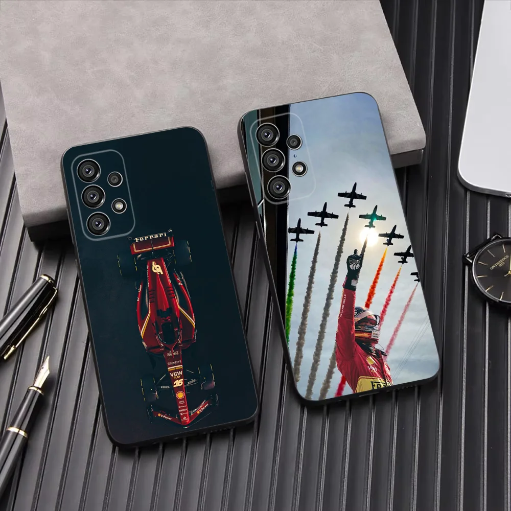

C-Charles Leclerc 16 F1 Phone Case For Samsung Galaxy A13,A21s,A22,A31,A32,A52,A53,A71,A80,A91 Soft Black Shell