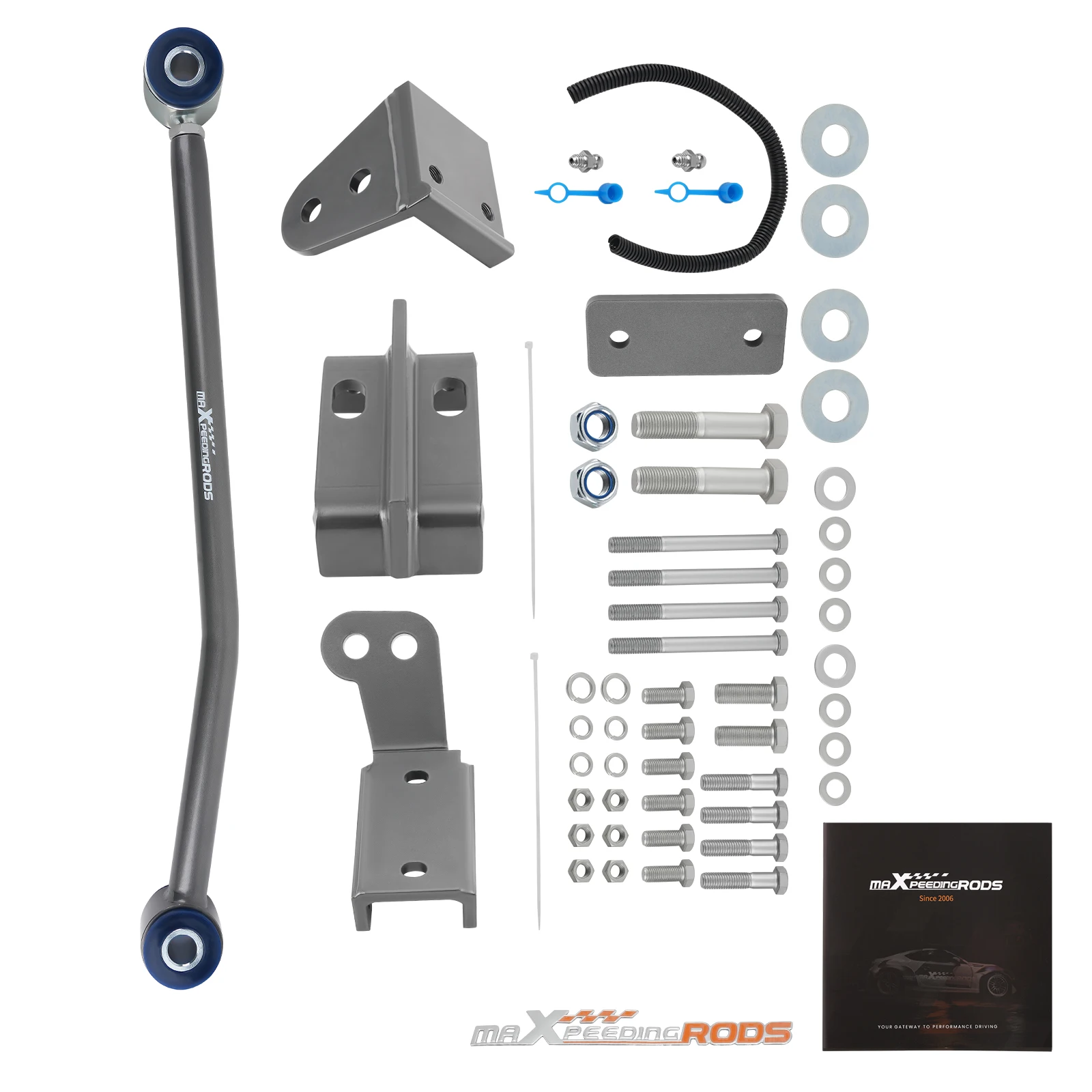 Rear Steel Adjustable Track Bar with Bracket for F53 V10 16-19.5K GVWR SS400 NOT GVCWR