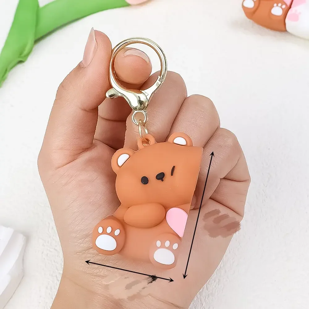 カヤ　☪︎⋆☽様お取り置きですＮｏ．224 ペンダント キーホルダー レジン クマ カップル用磁気クマキーホルダー,レジンベアペンダント,クリエイティブ