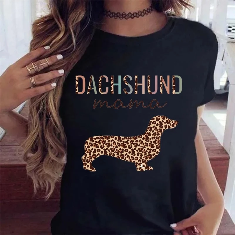 2026 New Hot Sale Tshirt Women Watercolor Golden Retriever Chihuahua Animal Print T-Shirt Femme Pet Dog T Shirt Female Tee Tops