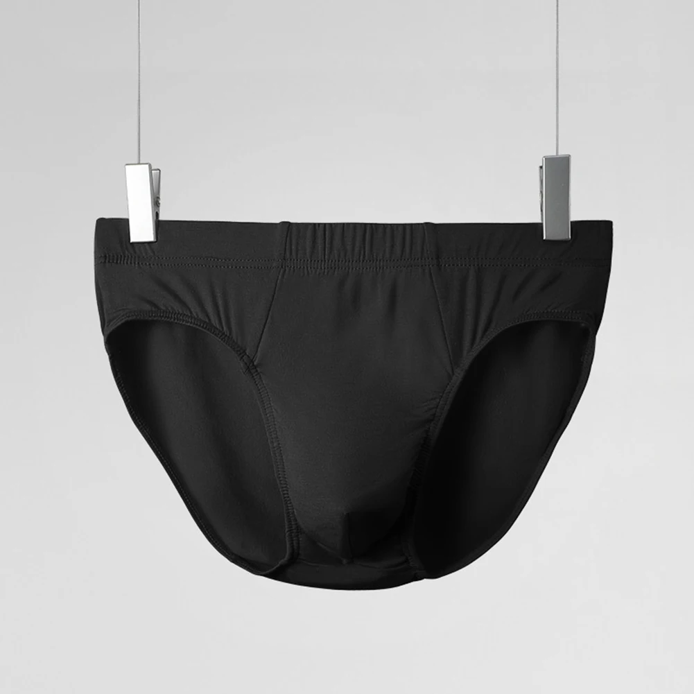 

Men\\\\\\'s Cotton Underpants Briefs Seamless Breathable Fabric with Pouch Design Stretch Underwear for Daily Comfort