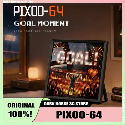 Divoom Pixoo 64 LED Wall Clock -AliExpress