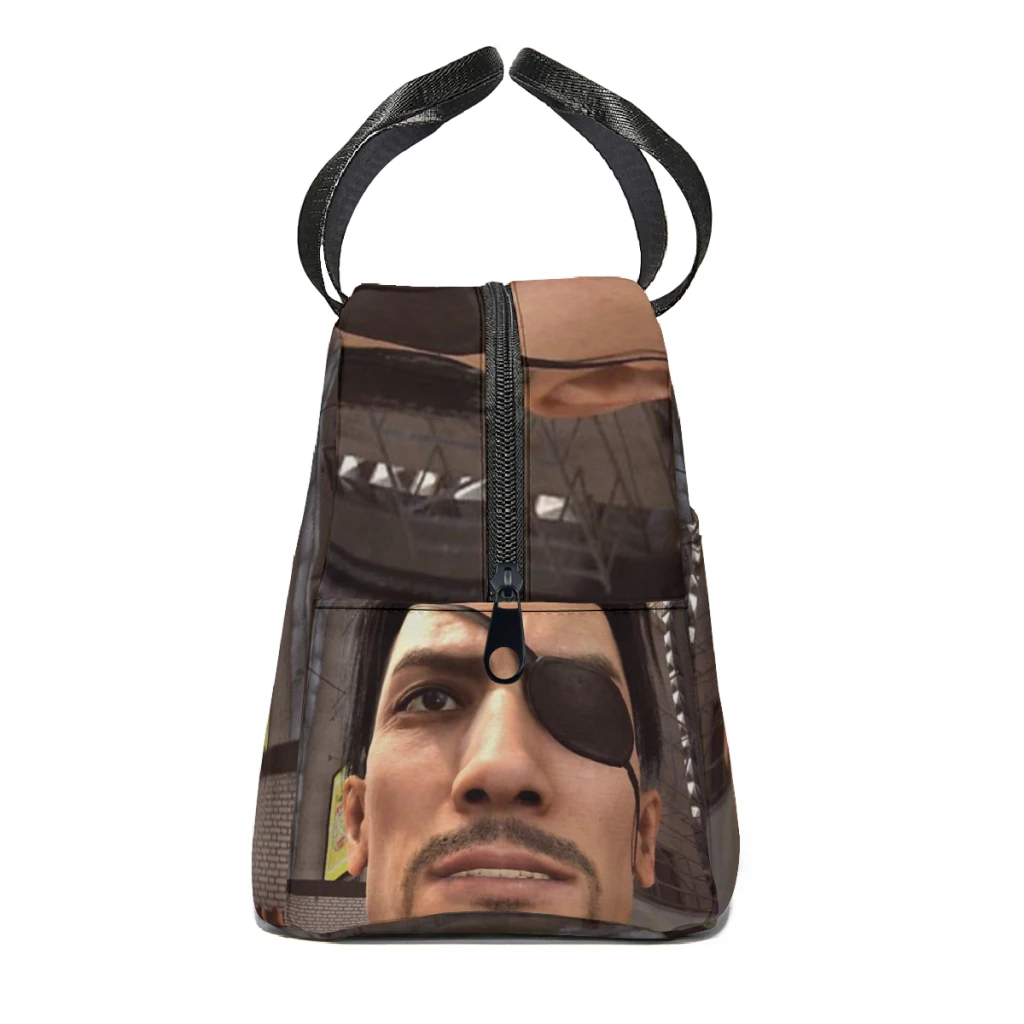 Goro Majima Lancheira para a escola, à prova d'água, piquenique, refrigerador térmico, lancheira isolada, mulheres, crianças, sacolas