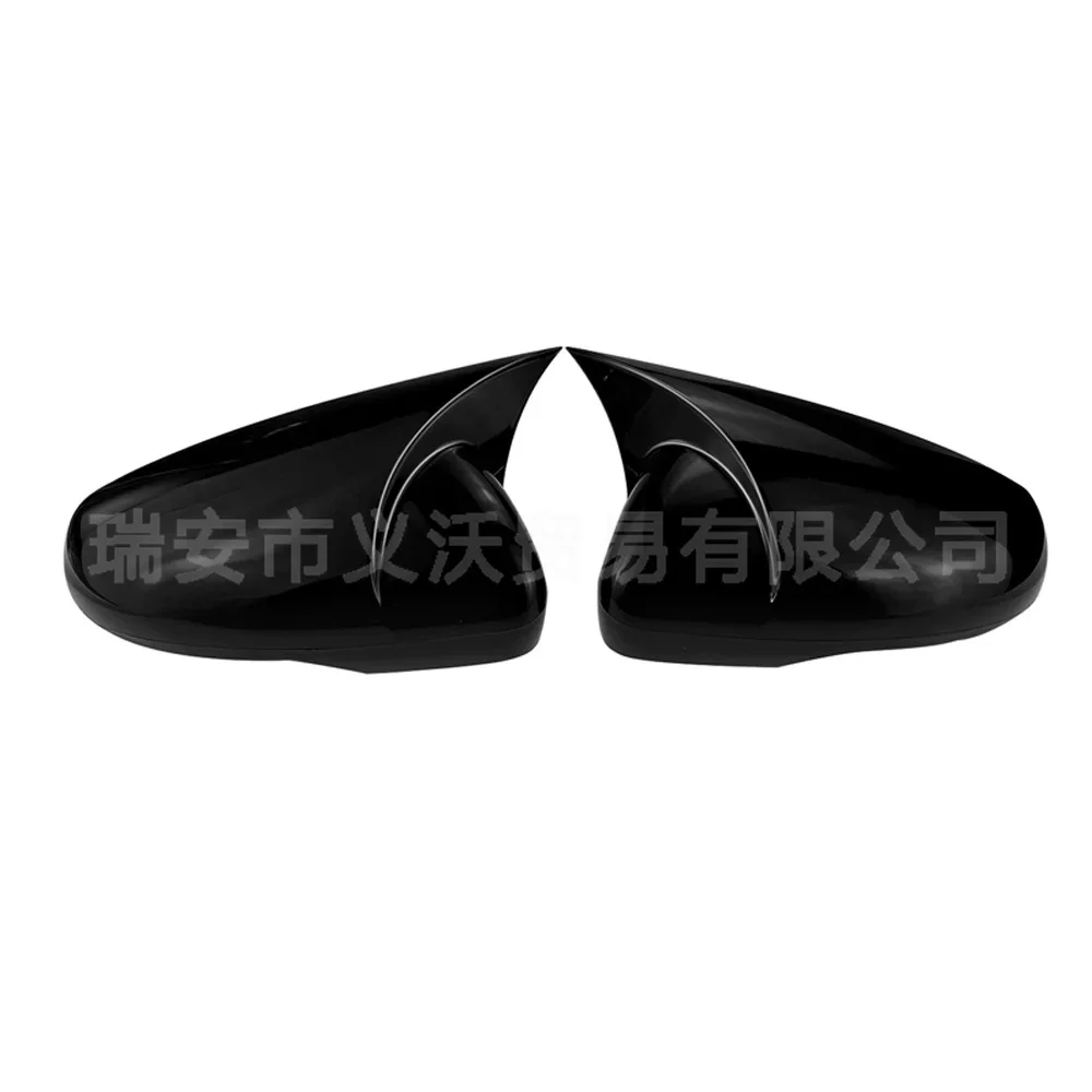 Replacement Rearview Side Mirror Covers Cap For Volkswagen Golf6 Accessories Carbon Fiber Gloss