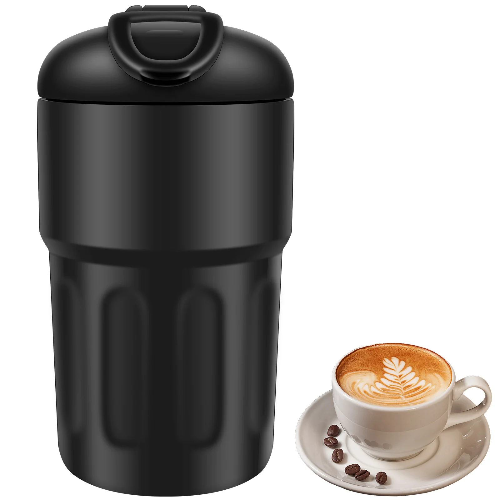 

4Pcs Stainless Steel Insulated Coffee Mug Vacuum Leakproof Coffee Mug With Lid Portable Travel Coffee Mug Home Office School