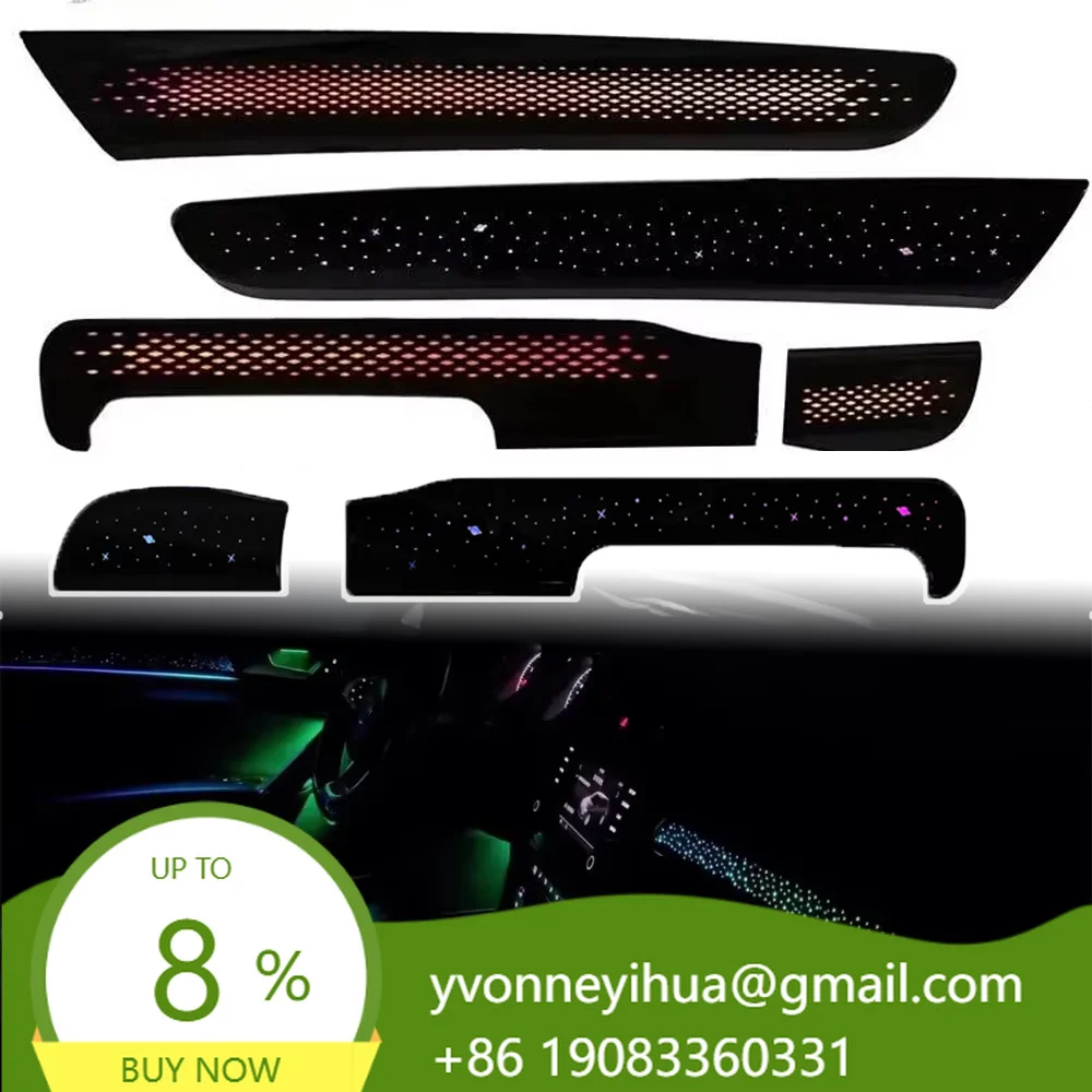 Autowellus RHD LHD Starry Sky LED Ambient Light VW Golf 6 Mk6 GTI 2008+ Interior Atmosphere Lamp Steering Wheel App Control