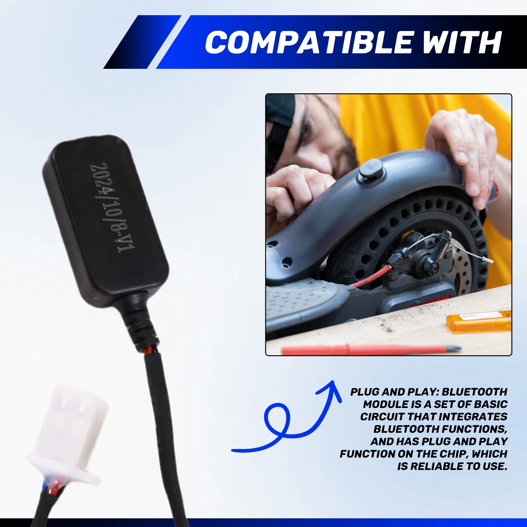 VOTOL Controller für Lande Controller EM25-EM150S Handy Bluetooth Programmiermodul-N33R