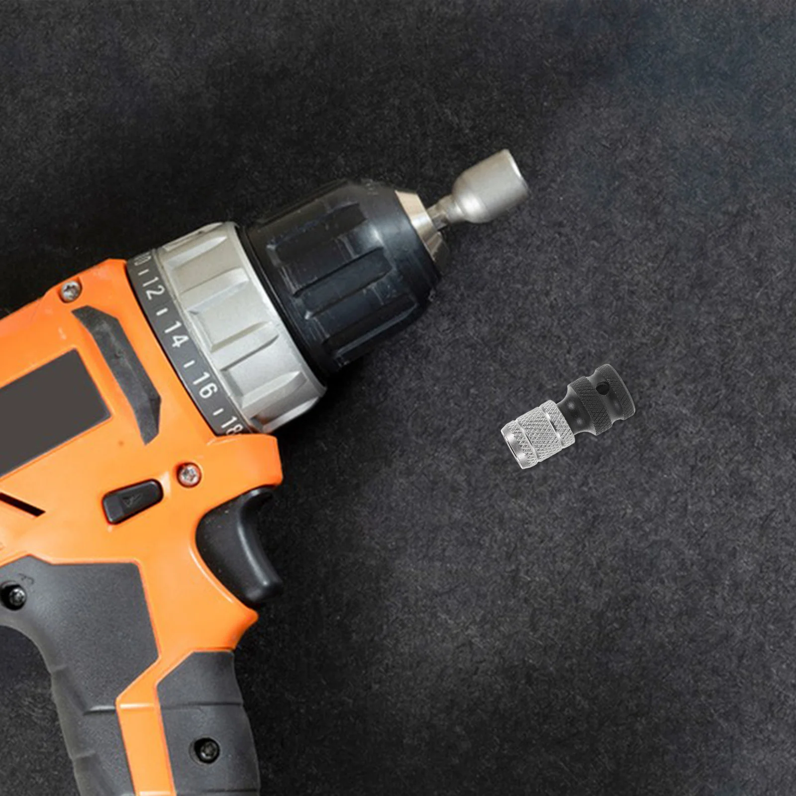 

Drill Socket Adapter 6.35Mm Square Drive To 6.35Mm Ratchet Extension Impact Wrench Adapter Telescopic Durable For Electric Tool