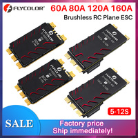 Flycolor Brushless ESC X-Cross HV3 60A 80A 120A 160A ESC 5-12S Lipo BLHeli-32 Dshot Proshot 64MHz 32-Bit For RC FPV Racing Drone