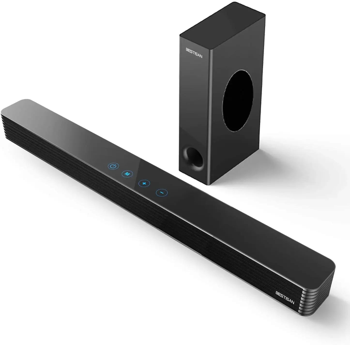 SG08 Super Bass 2.1 Home Theater System sound bar Speaker with Subwoofer