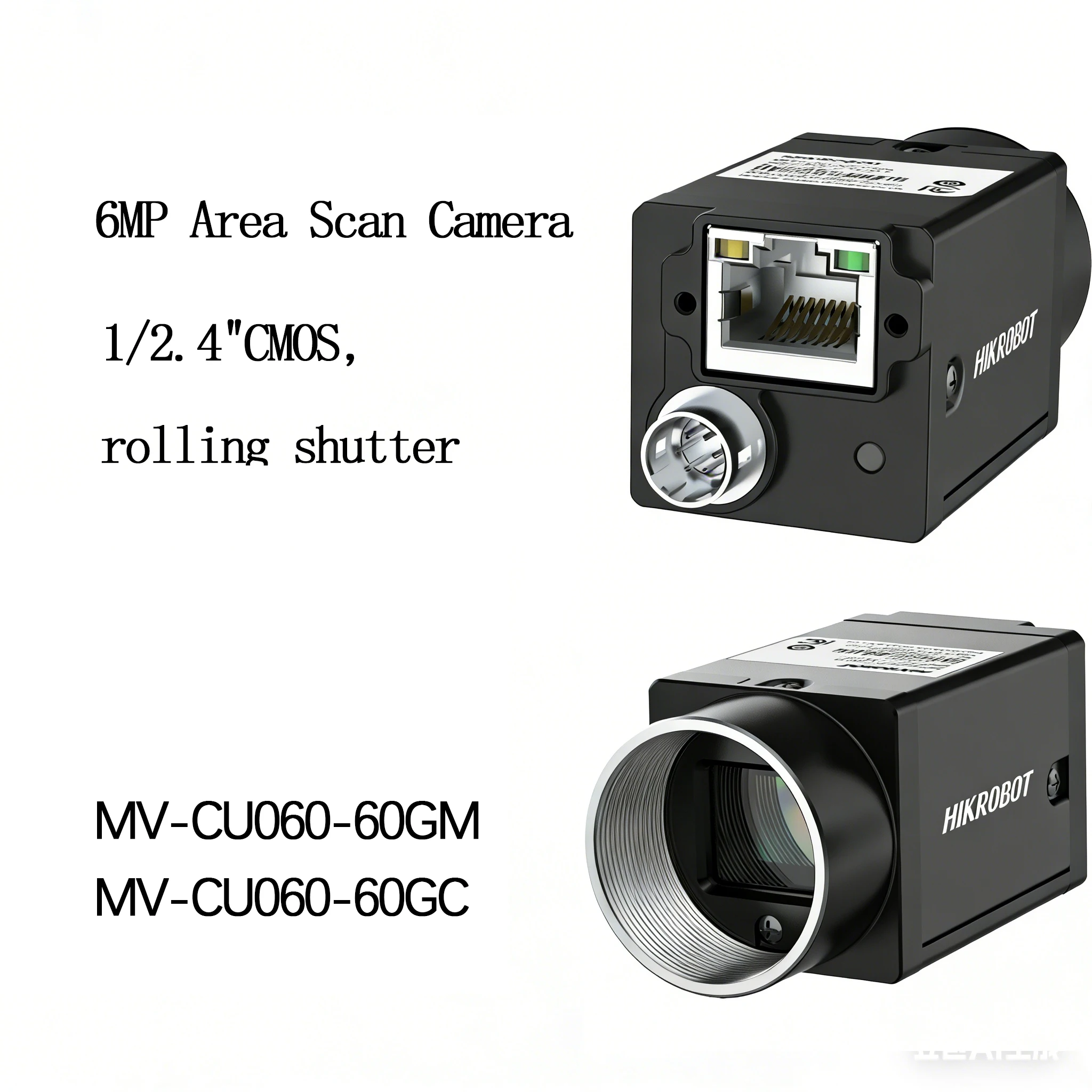 Hikrobot  MV-CU060-60GM,MV-CU060-60GC,6MP Area Scan Camera 1/2.4