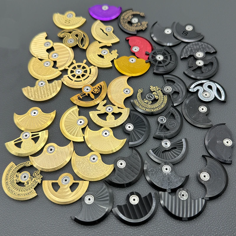 Customized NH35 NH36 Movement Automatic Winding Rotor Fit NH34 NH35 NH36 NH38 NH39 4R 7S Movements Brand-New Rotor