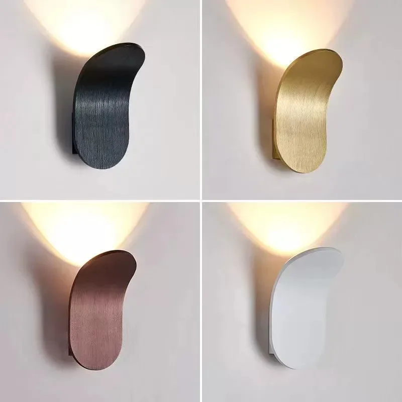 

Modern luxury Indoor Hotel Room bedroom bathroom mounted Wall Lamp Adjustable bedside reading COB Led Wall Light Hotel Corridor