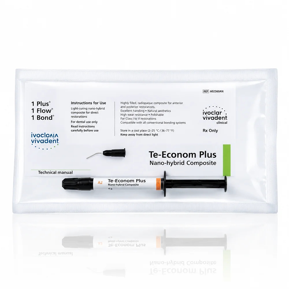 Ivoclar Te Econom Flow Dental Flowable Composite Resin Restorative Material 2g Pack A2 A3 Dentistry Clinic Supplies Materials view 6