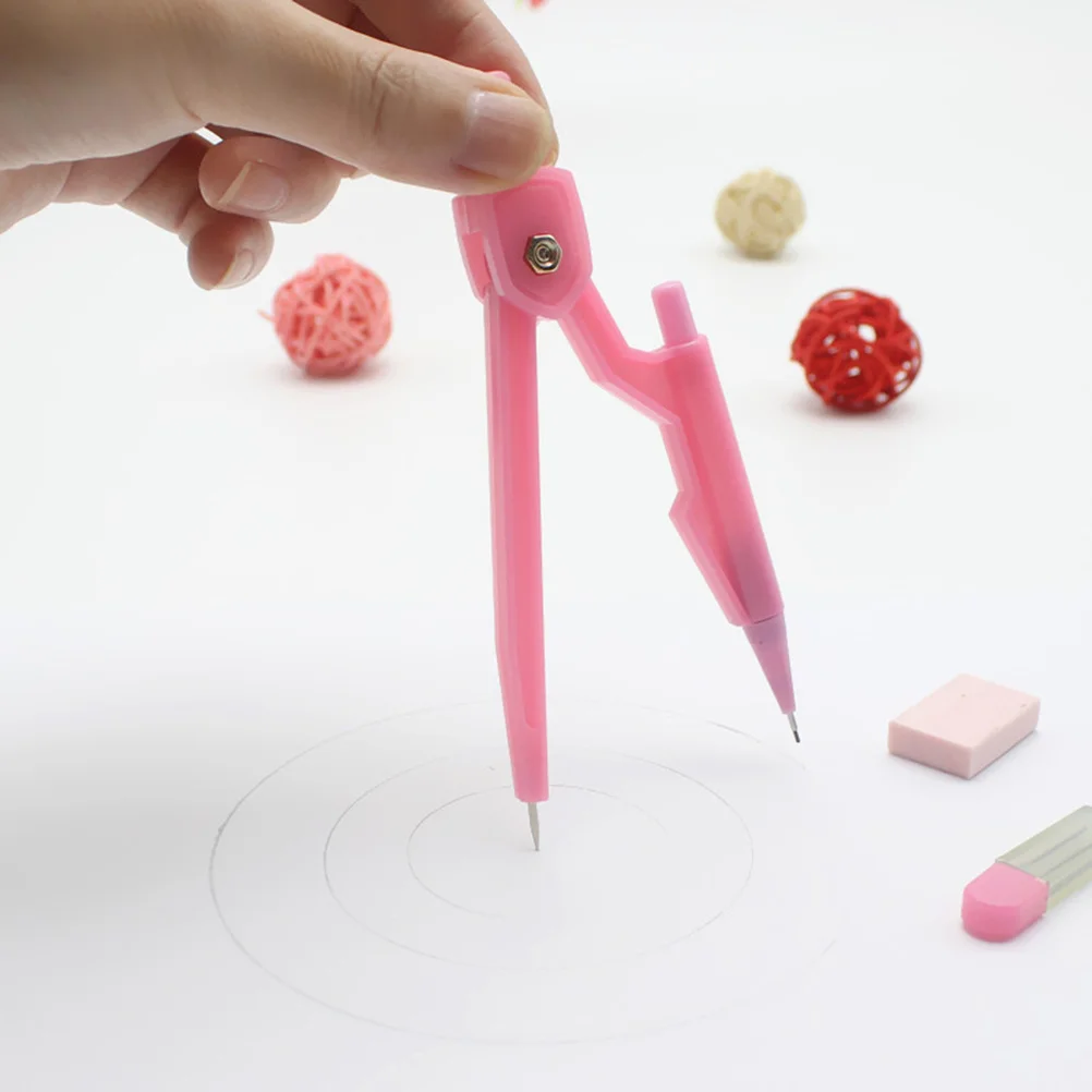 

3 pcs Automatic Pencil Compass Set Abs Precision Drafting Compass For School Geometry Math Drawing Tools Student Office Supplies