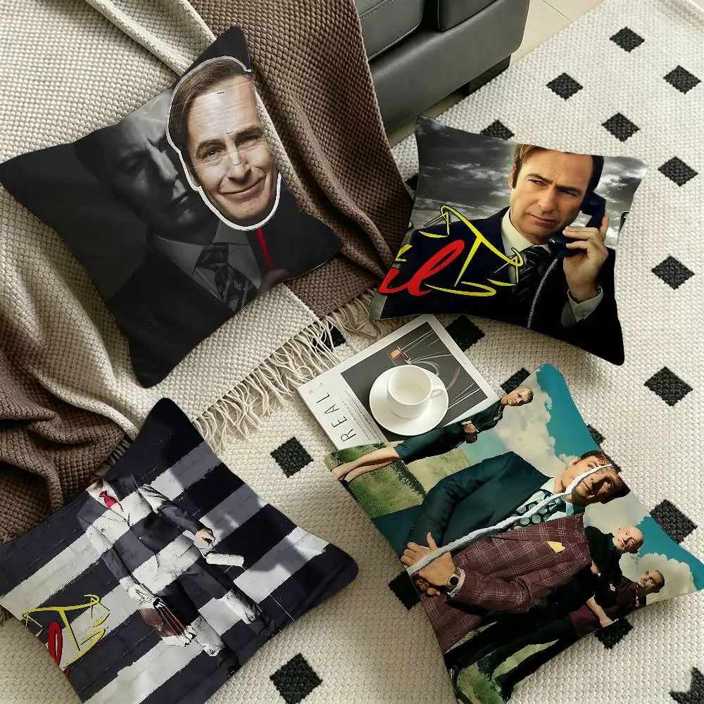 Classic Crime B-Better C-Call S-Saul Cushion Cover Polyester Sofa Cushions Decorative Throw Pillows Home Decoration Pillowcover