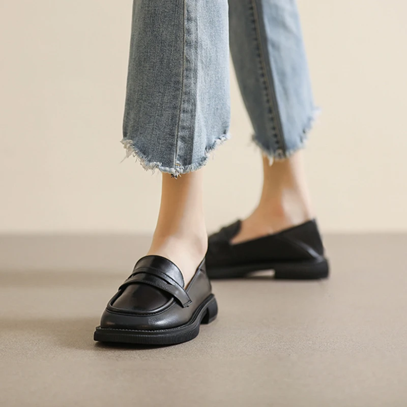 새로운 옥스포드 여성 메리 제인 신발 여성 펌프스 패션 로퍼 로리타 신발 JK 통근 유니폼 신발 여성 캐주얼 플랫폼