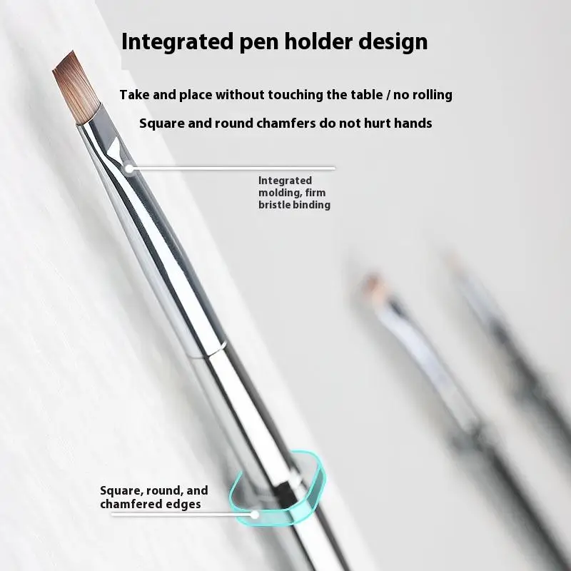 {MX} stylo de peinture pour Nail Art, tige en aluminium, détachable, pour photothérapie des ongles, brosse pour Gel, dessin, stylo de doublure, outils de manucure