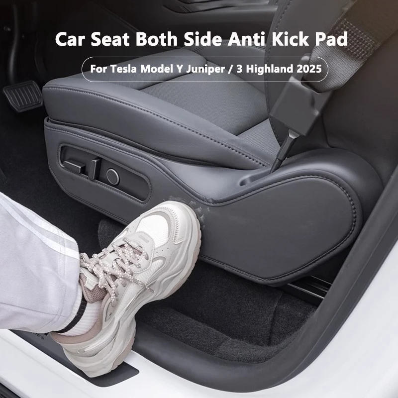 

Seat Both Side Anti-Kick Pad For Tesla Model Y Juniper Launch / 3 Highland Seat Anti-scratch Protective Car Interior Accessories