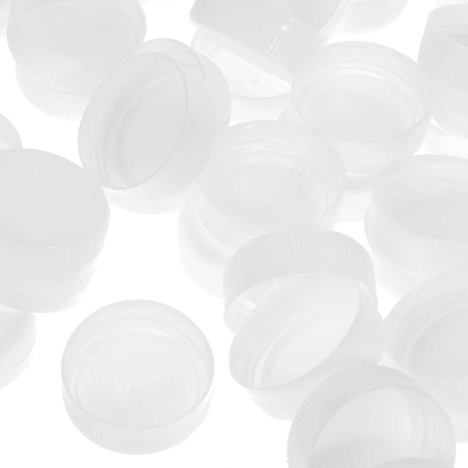 

100pcs Plastic Bottle Caps Diy Craft Kids Educational Handcraft Accessories For Creative Activity Teaching Materials Reusable
