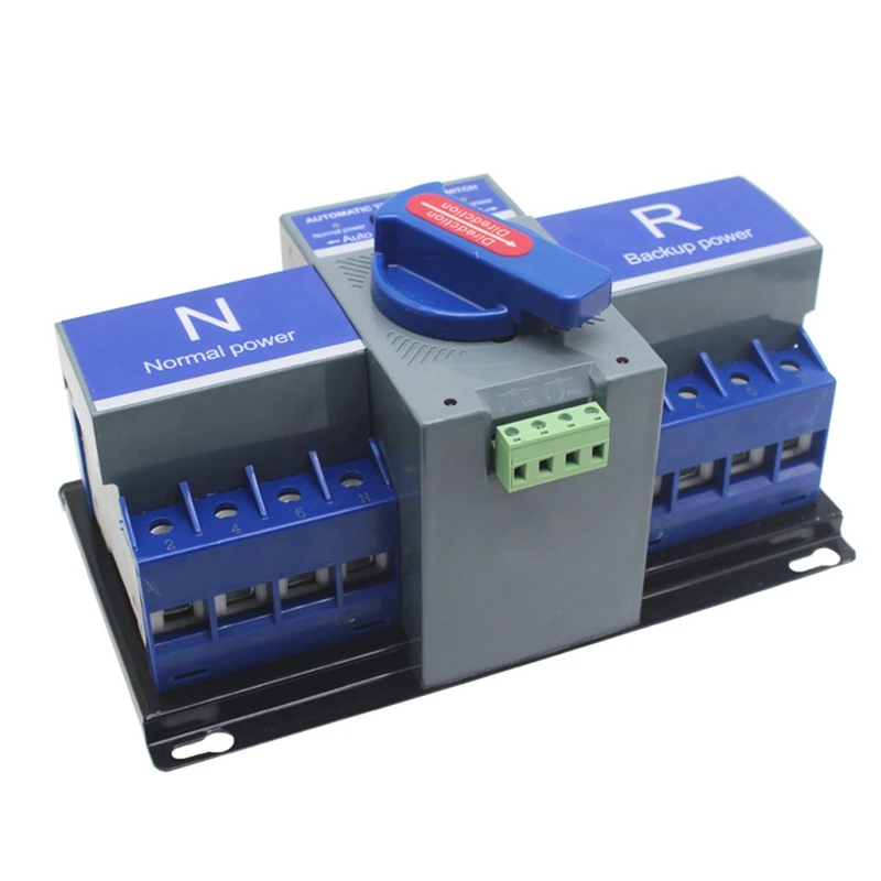 Automatic Transfer Switch 63A 4P Automatic Dual Power Transfer Switch With Electromechanical Locking Protection 220V Spare Parts