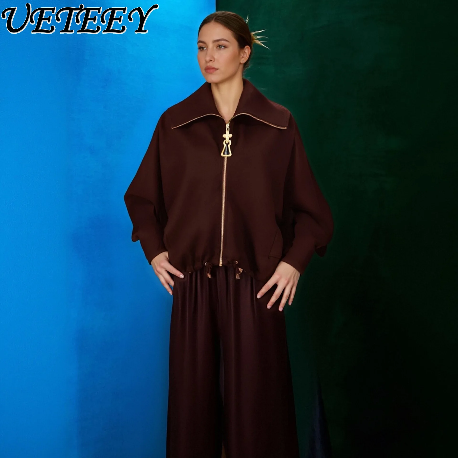 

Зимняя новая европейская индивидуальная черная куртка с отложным воротником и тяжелой вышивкой в стиле пэчворк, свободное женское пальто большого размера на шнурке