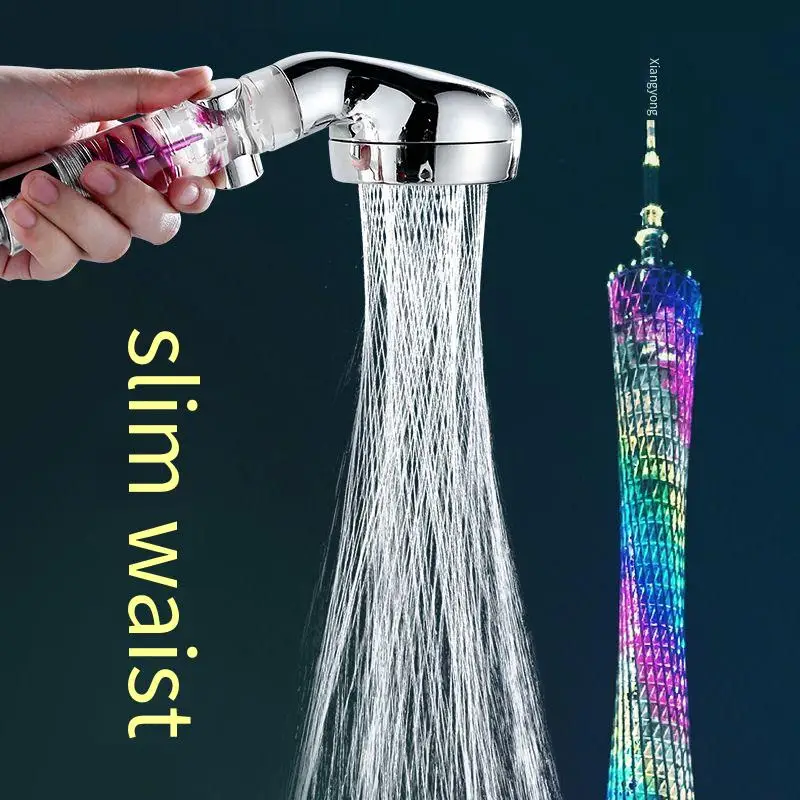 

ABGR-2X 3-Speed Water Outlet Mode High Quality Residual Removal PP Sediment Cartridge Filtered Shower Head Filter Pure Shower