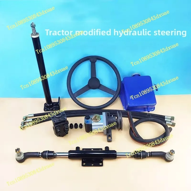 

Tractor agricultural vehicle modification hydraulic direction two-way telescopic cylinder power steering assembly