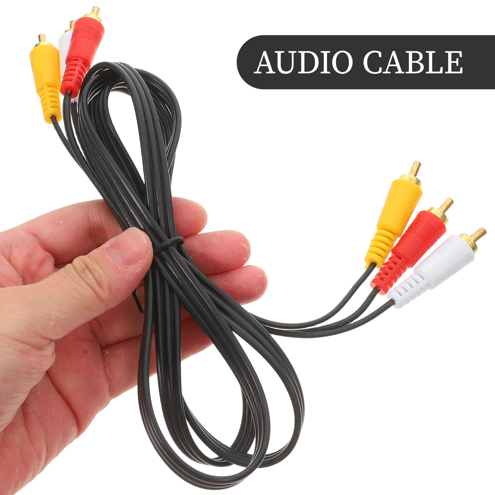

Color Coded 3Rca Lotus Head 15Meter Av Audio Video Cable Dvd Audio Line Gold Plated Connectors Pvc Material High Fidelity Signal