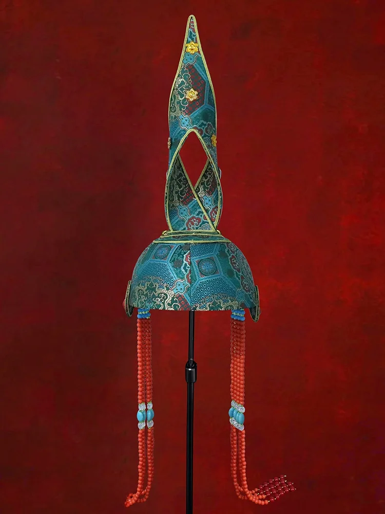 een-femmes-adultes-ethnique-sle-photoaphy-arp-pointe-haute-gland-chapeaux-danse-mongole-performance-premium-accessoire-de-cheveux