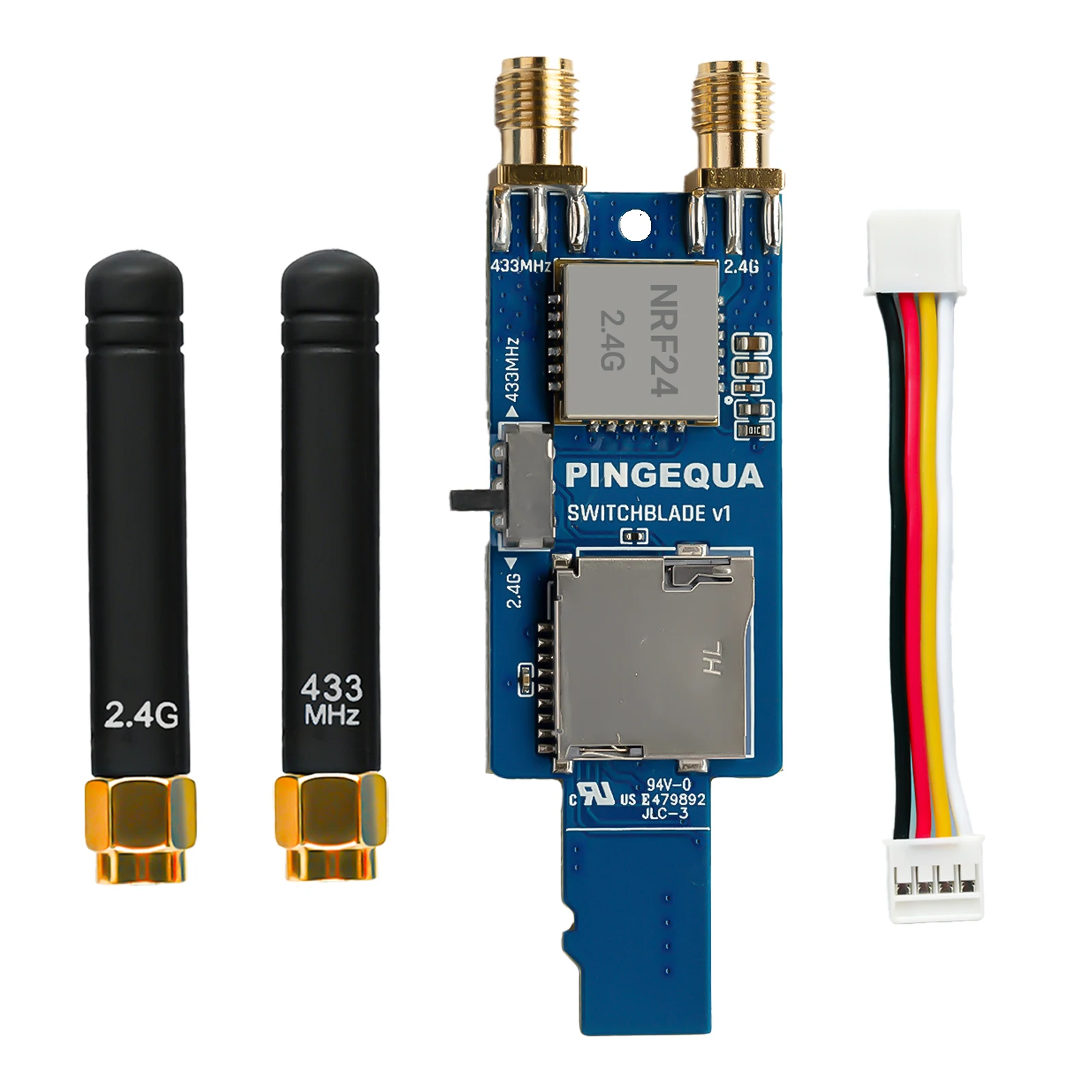 

M5Stack Cardputer RF 3-in-1 Board, NRF24+ PA/LNA & CC1101 Sub-GHz Transceiver with MicroSD Slot - Plug & Play