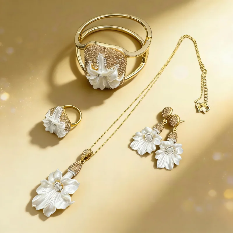 Feel Anxious Easily? Natural Baroque Pearl Flower Calms Mind,brings Peace & Positive Healing Vibration