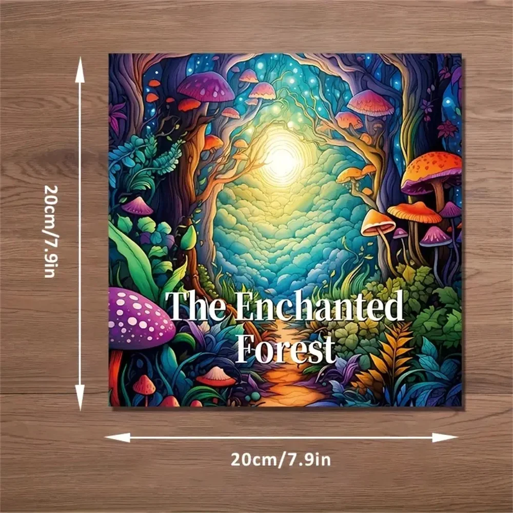 1pc Art Coloring Book 22 Page Coloring Books Gift For Birthday Party Relieve Stress Kill Time Graffiti Painting Drawing Art Book