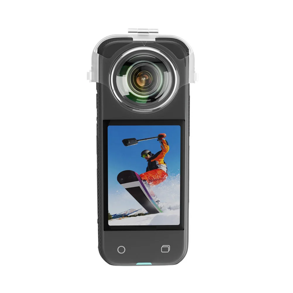 Protection d'objectif transparente pour Insta 360 X3, couvercle de protection anti-poussière