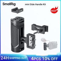 SmallRig Mini Side Handle Kit, Handgrip w 1/4”-20 Screws Mount/NATO/Cold Shoe , for Sony for Canon Camera Cage Handle Grip -4816