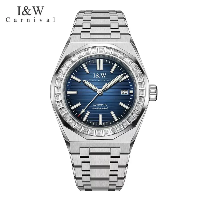 

Carnival Brand Men Luxury Business Watch Fashion Automatic Mechanical Wristwatch For Man Waterproof Luminous Clock Reloj Hombre