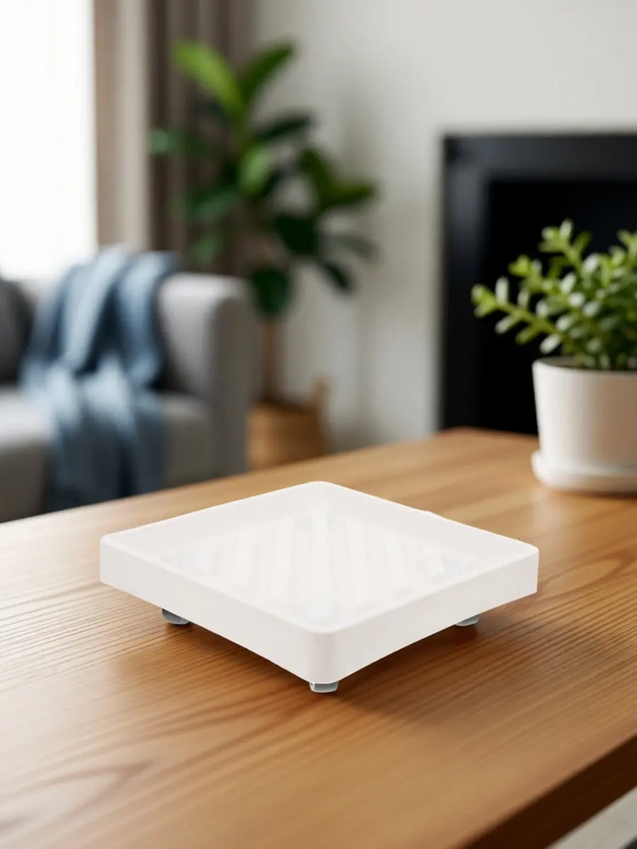 Thickened Square Plant Dolly with Concealed Wheels Rolling Planter Base Water Retaining Tray for Indoor Outdoor Plants Movable