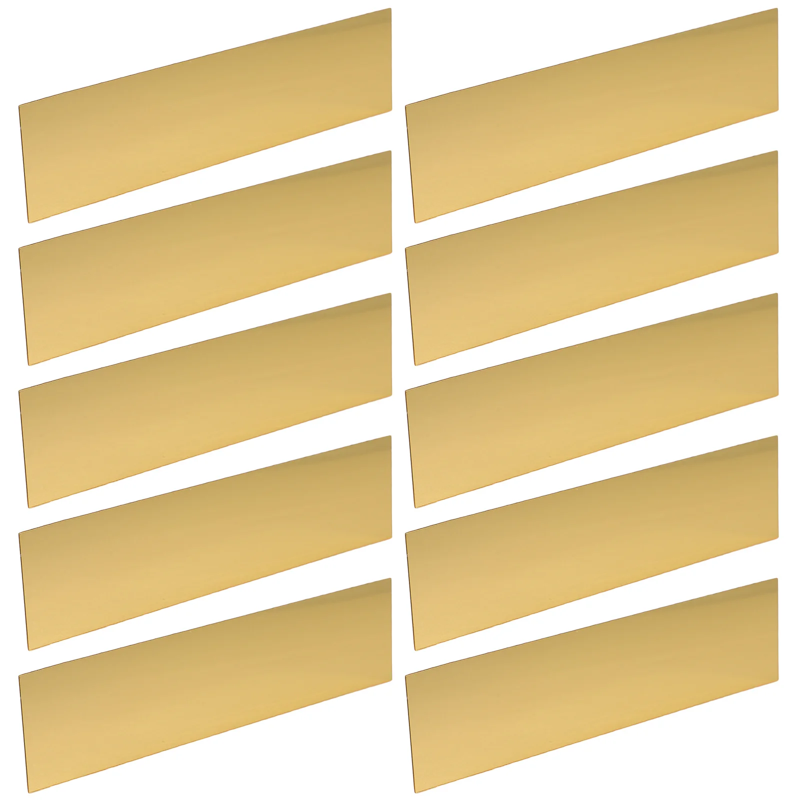 

10Pcs Mirror Surface Peel Stick Trim Strip Practical Furniture Edge Banding Cabinet Wall Corner Tile Edge Trim