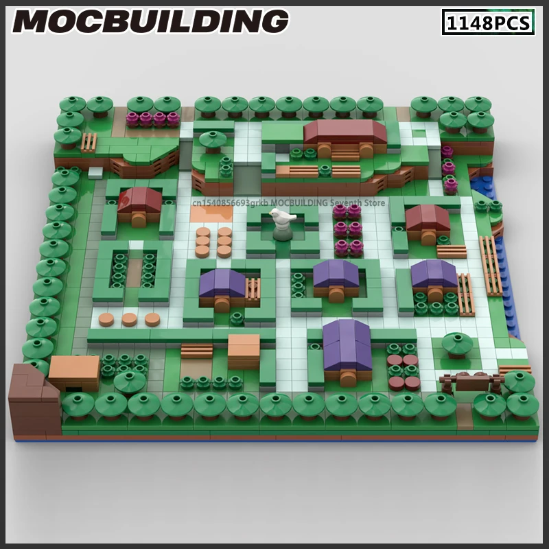 

Classic Game Series Scene Model Village Map MOC Building Blocks Collection Display Sets Toys DIY Assembly Bricks Creative Gifts