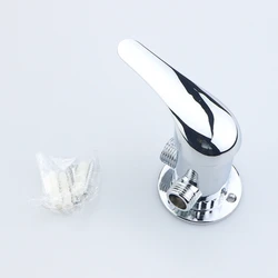 1PC Zinc Alloy Chrome Bathtub Faucet Solar Water Heater Mixing Valve Wall Mount Shower Valve Hot and Cold Tap G1/2'