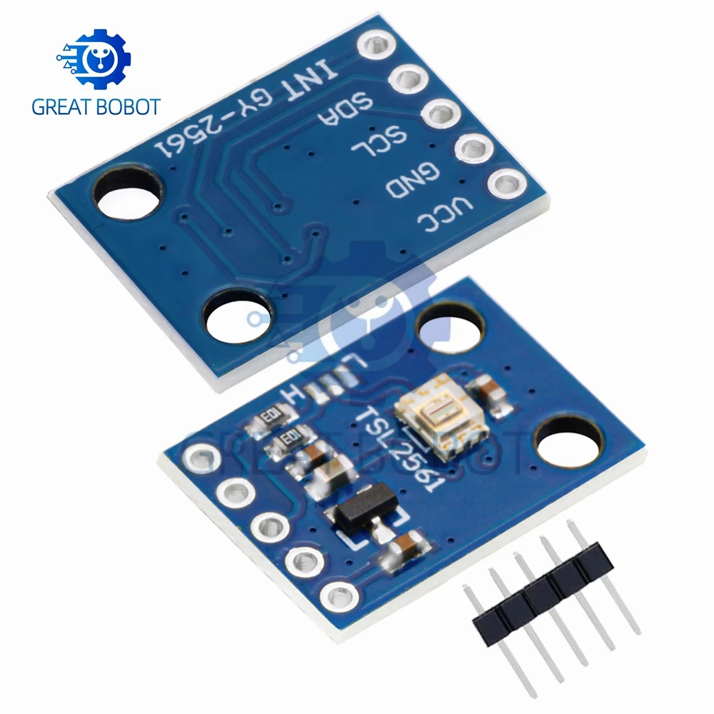 1-2 Buah GY-2561 TSL2561 Sensor Luminositas 3V Modul Sensor Cahaya Inframerah Breakout Sensor Terintegrasi untuk Arduino