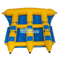 Durable Tarpaulin for 6 Person, PVC Inflatable Flyfish Banana Boat