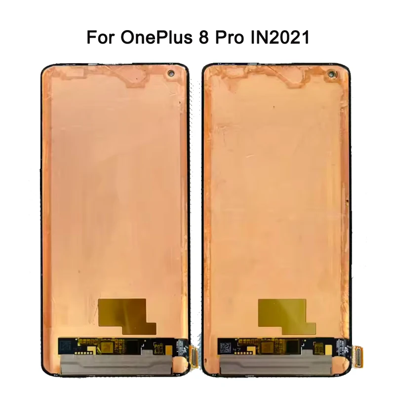 OEM LTPO AMOLED 6.78'' Replacement For OnePlus 8 Pro LCD Display IN2023, IN2020, IN2021, IN2025 Touch Screen Assembly Parts