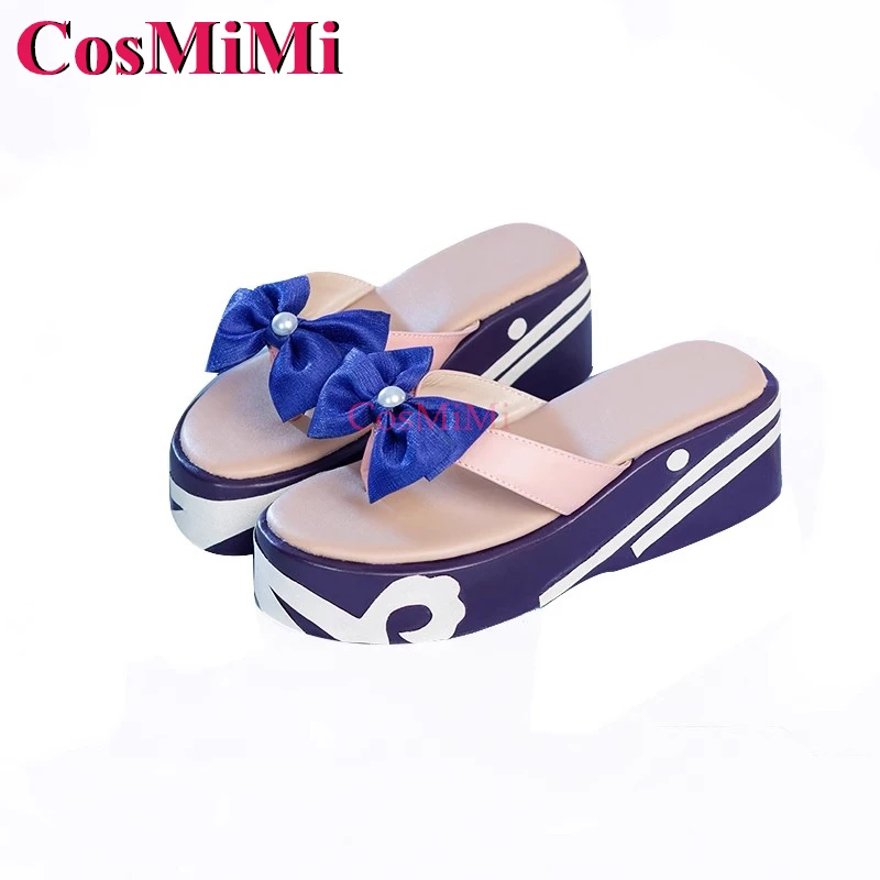 CosMiMi Spiel Genshin Impact Sangonomiya Kokomi Schuhe Cosplay Mode Universal Schuhe Karneval Party Rolle Spielen Zubehör 36-39