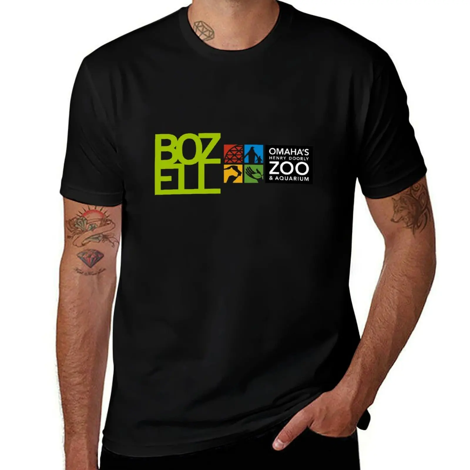 

Omaha’s HD Zoo Logo1 T-Shirt man t shirt summer g man t shirts for men t shirts for man graphic funny T-shirt