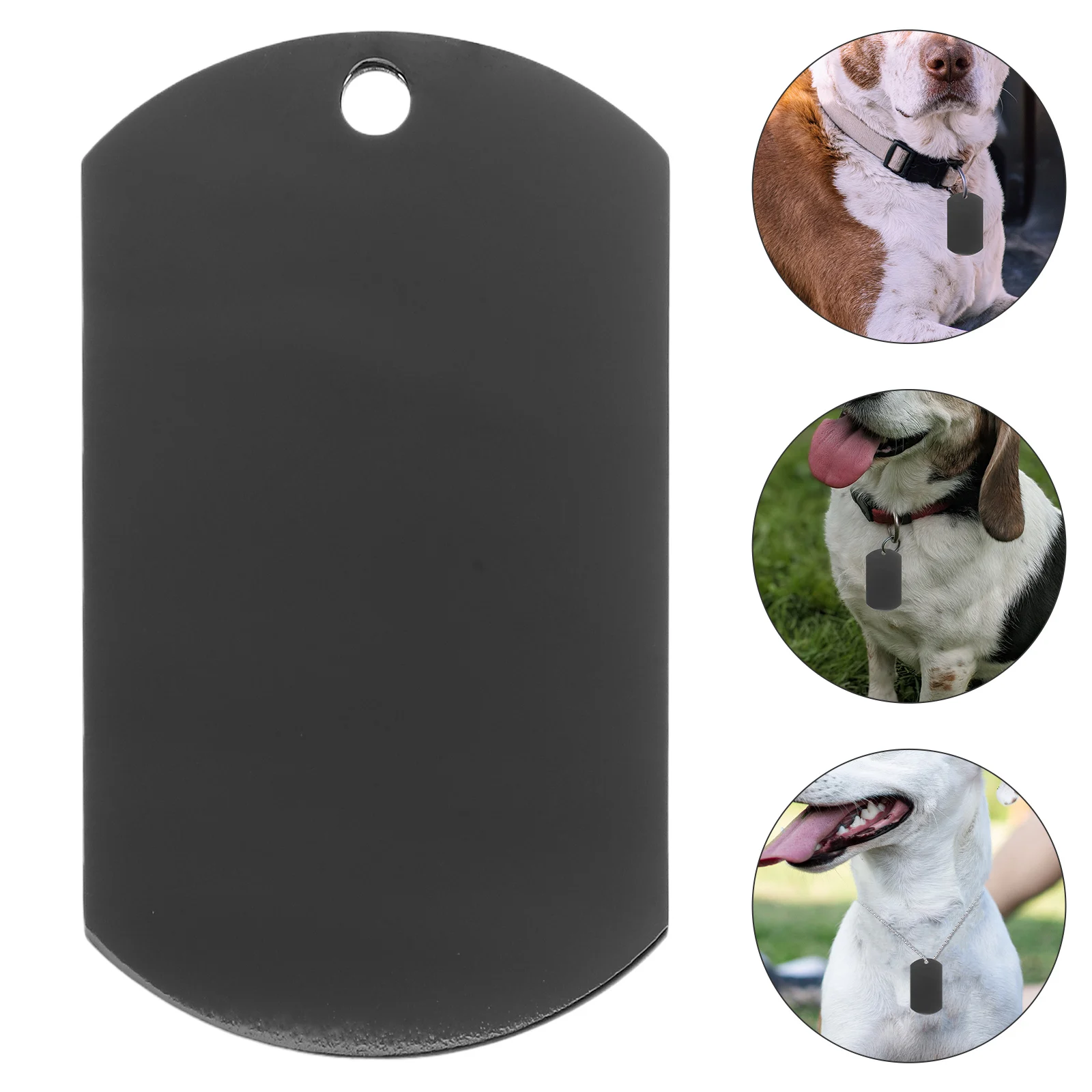 

2pcs Stainless Steel Dog Engraving Pet Name Id Tags For Small Large Dogs Durable Metal Tags For Collar Decoration Cattle Ear